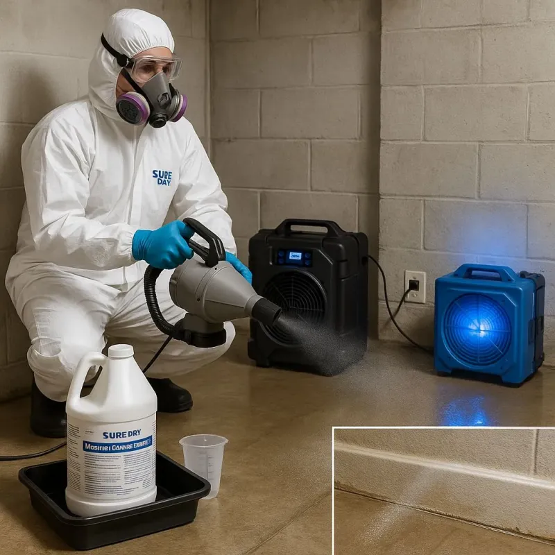 Sanitization and Odor Removal process in Genoa, IL